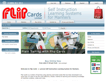 Tablet Screenshot of flipcards.co.uk